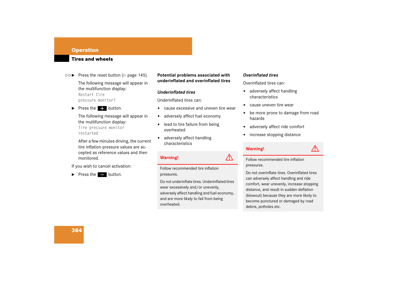 Mercedes-Benz M-Class 2007 Owners Manual User Manual | Page 385 / 585