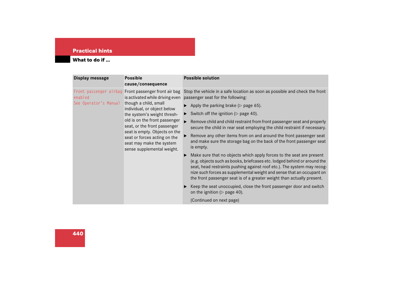 Mercedes-Benz M-Class 2007 Owners Manual User Manual | Page 441 / 585