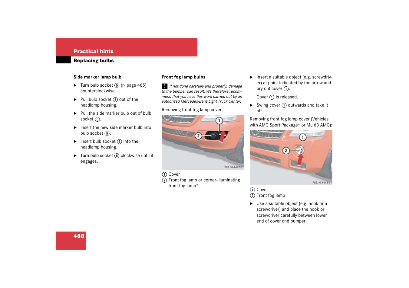 Mercedes-Benz M-Class 2007 Owners Manual User Manual | Page 489 / 585