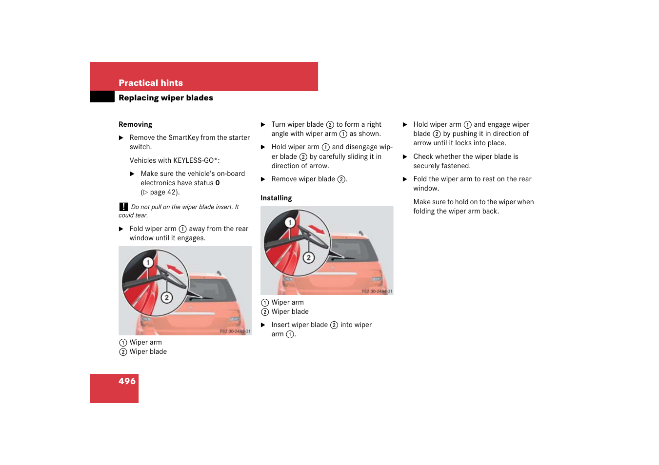 Mercedes-Benz M-Class 2007 Owners Manual User Manual | Page 497 / 585