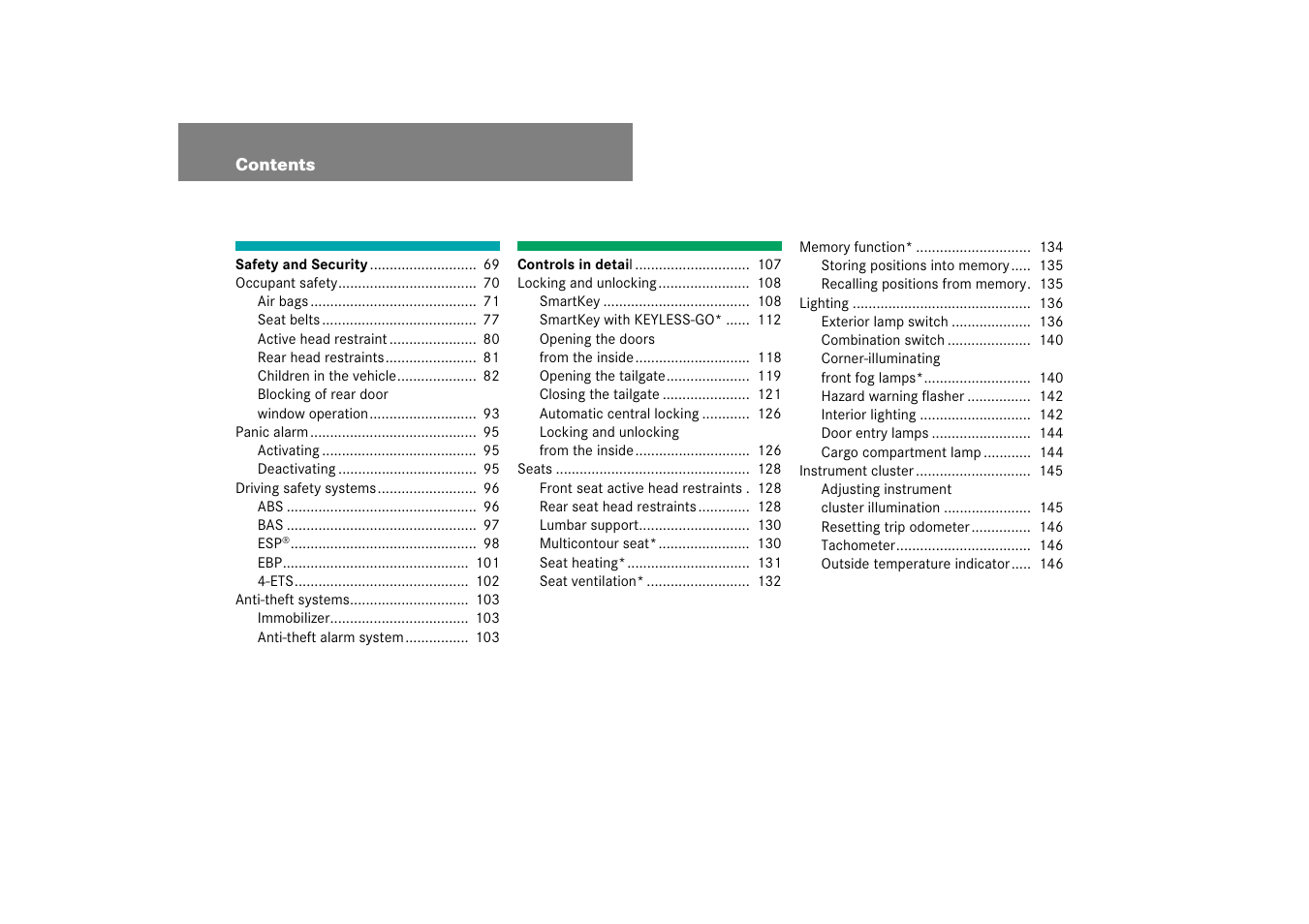 Mercedes-Benz M-Class 2007 Owners Manual User Manual | Page 5 / 585