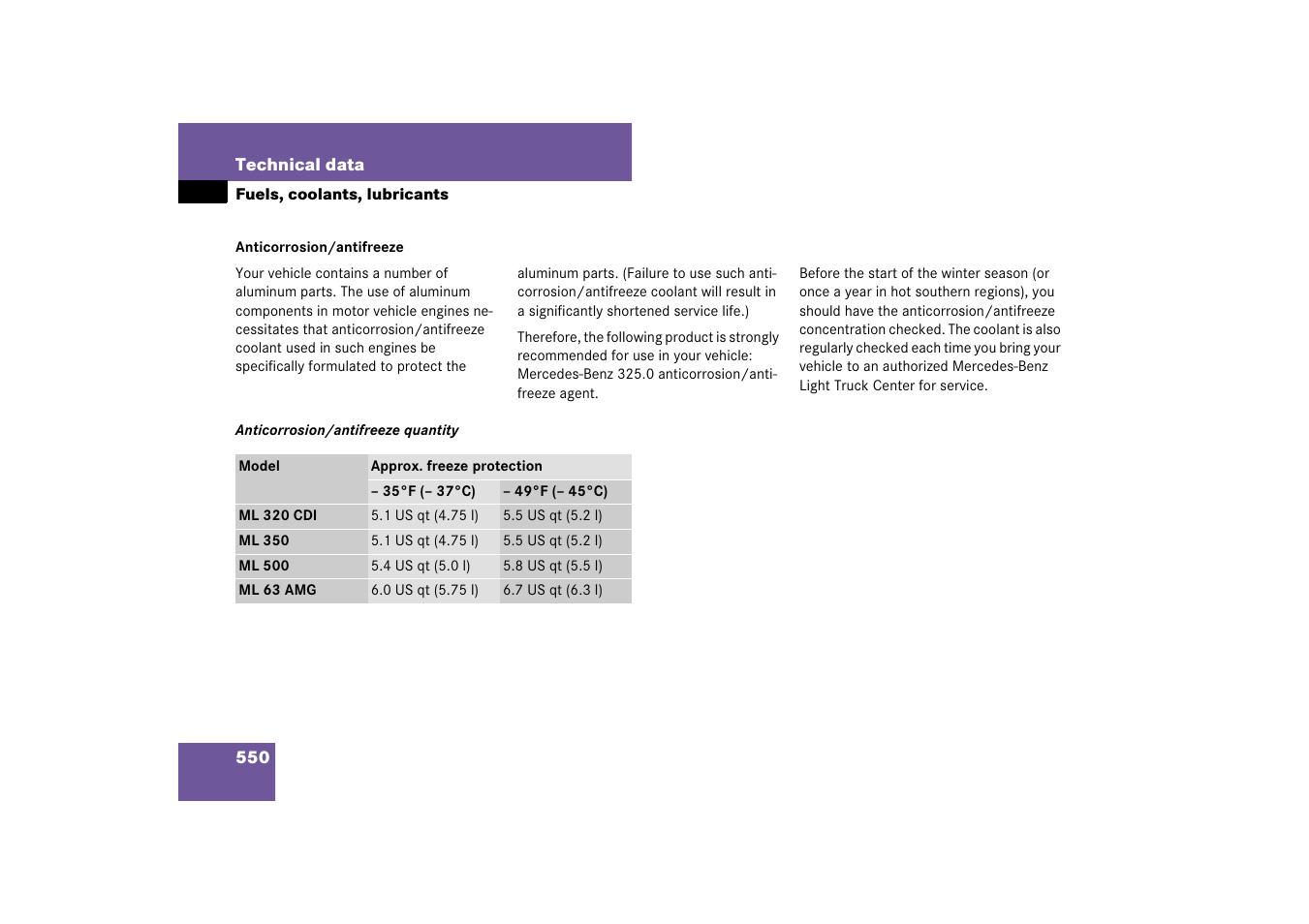 Mercedes-Benz M-Class 2007 Owners Manual User Manual | Page 551 / 585
