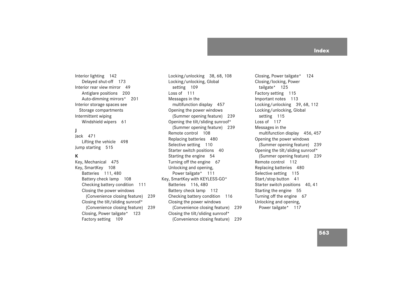 Mercedes-Benz M-Class 2007 Owners Manual User Manual | Page 564 / 585