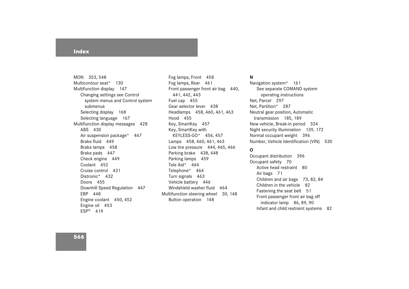 Mercedes-Benz M-Class 2007 Owners Manual User Manual | Page 567 / 585