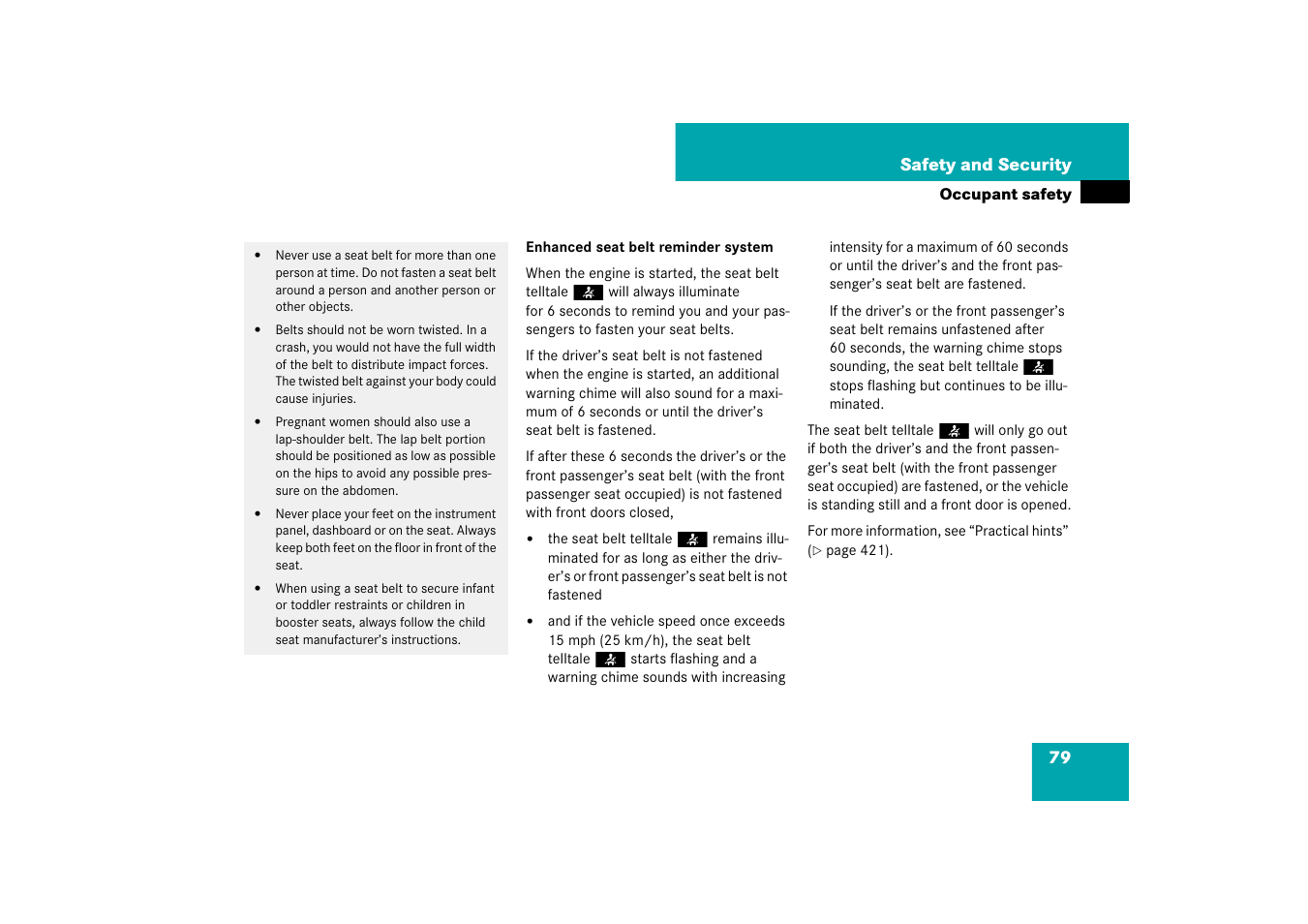 Mercedes-Benz M-Class 2007 Owners Manual User Manual | Page 80 / 585