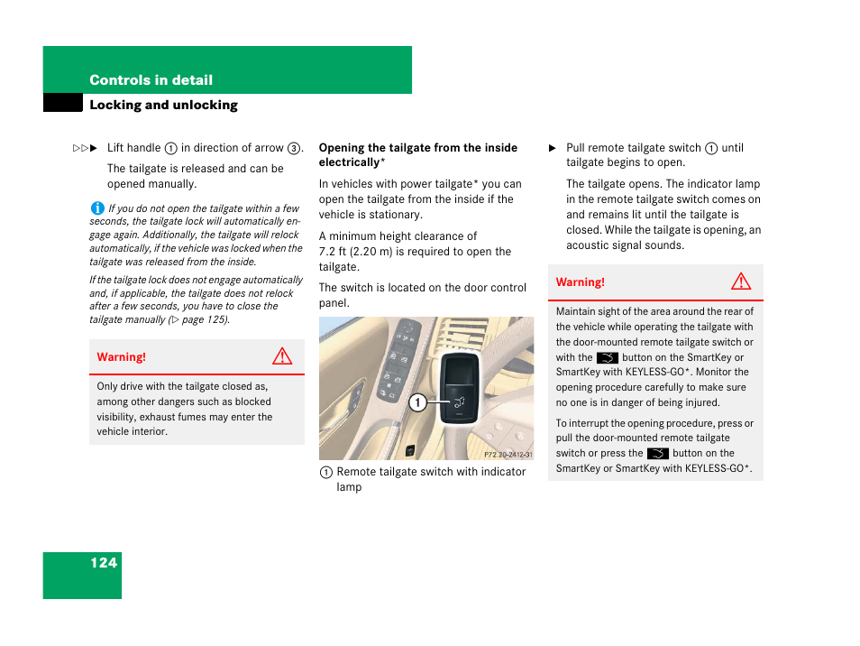 Mercedes-Benz R-Class 2007 Owners Manual User Manual | Page 125 / 570