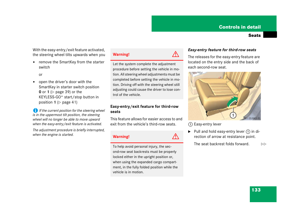 Mercedes-Benz R-Class 2007 Owners Manual User Manual | Page 134 / 570