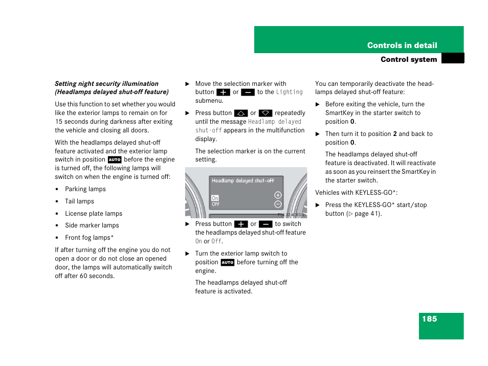 Mercedes-Benz R-Class 2007 Owners Manual User Manual | Page 186 / 570