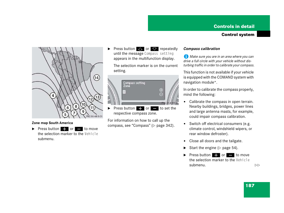 Mercedes-Benz R-Class 2007 Owners Manual User Manual | Page 188 / 570