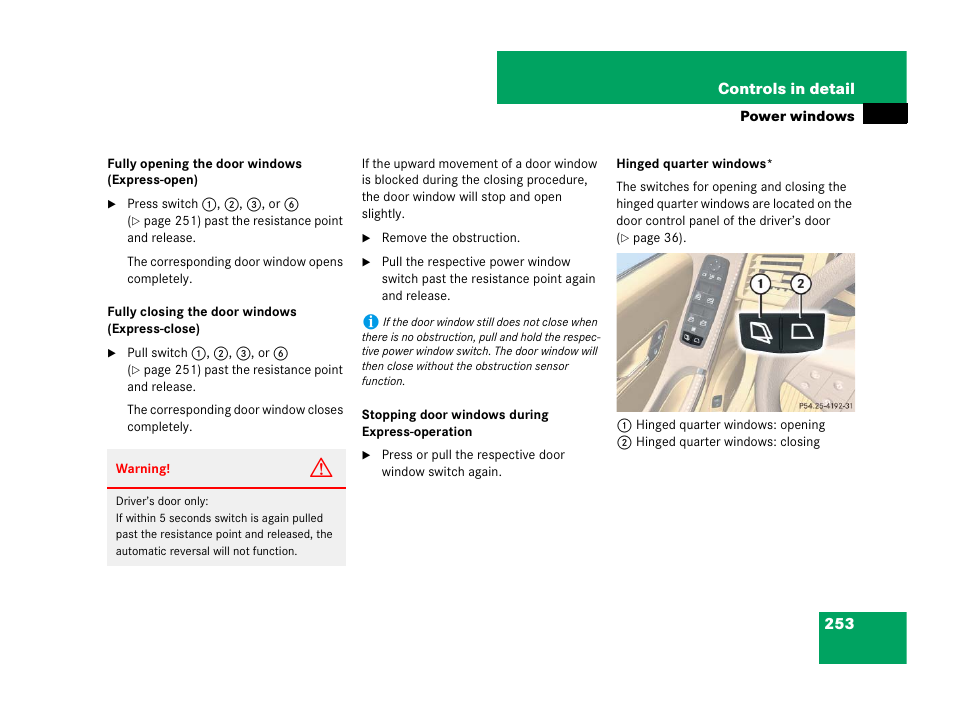 Mercedes-Benz R-Class 2007 Owners Manual User Manual | Page 254 / 570
