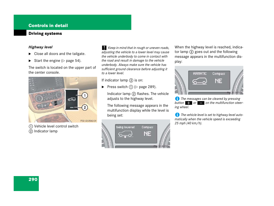 Mercedes-Benz R-Class 2007 Owners Manual User Manual | Page 291 / 570