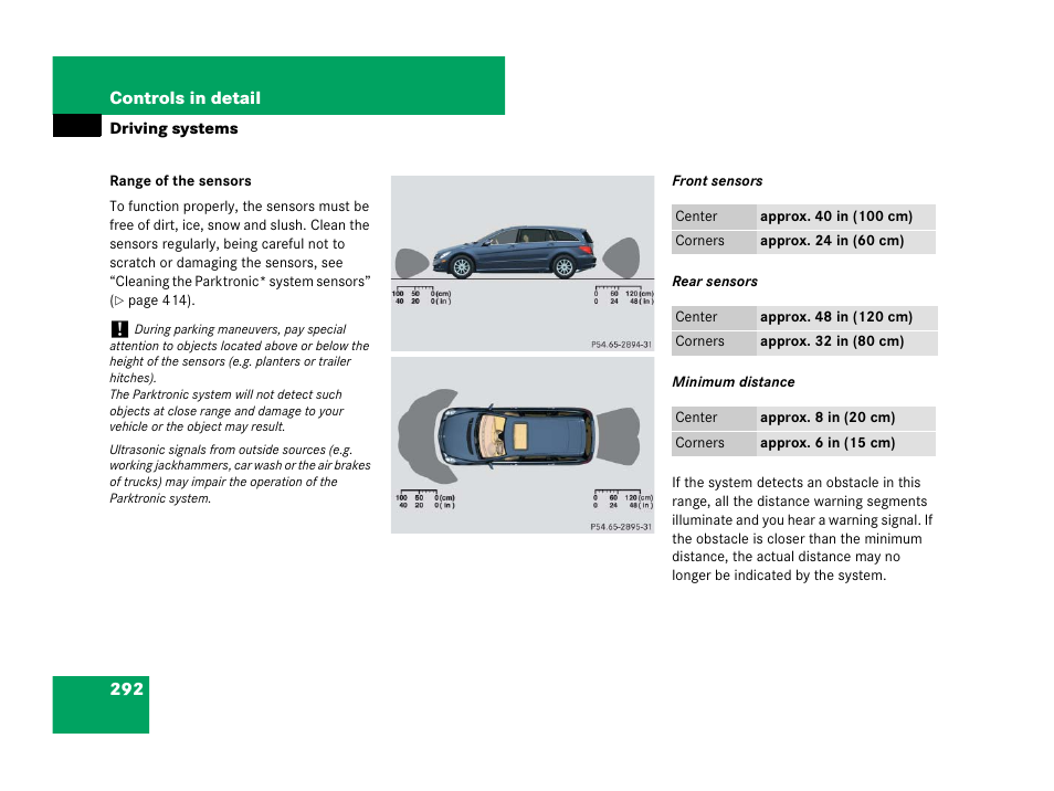 Mercedes-Benz R-Class 2007 Owners Manual User Manual | Page 293 / 570