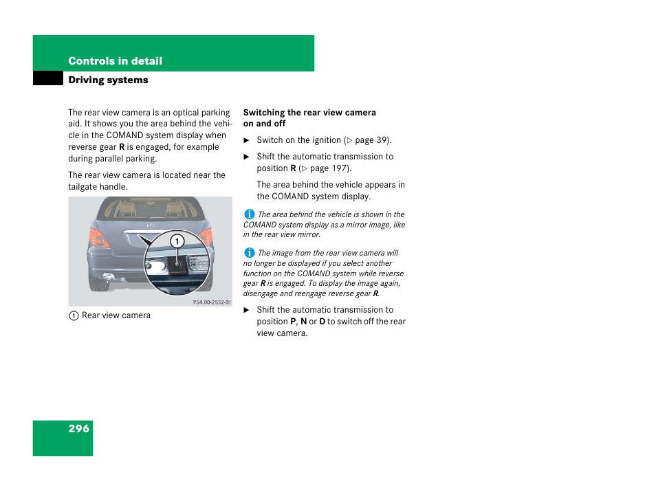 Mercedes-Benz R-Class 2007 Owners Manual User Manual | Page 297 / 570