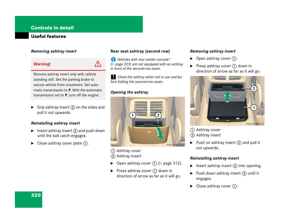 Mercedes-Benz R-Class 2007 Owners Manual User Manual | Page 321 / 570