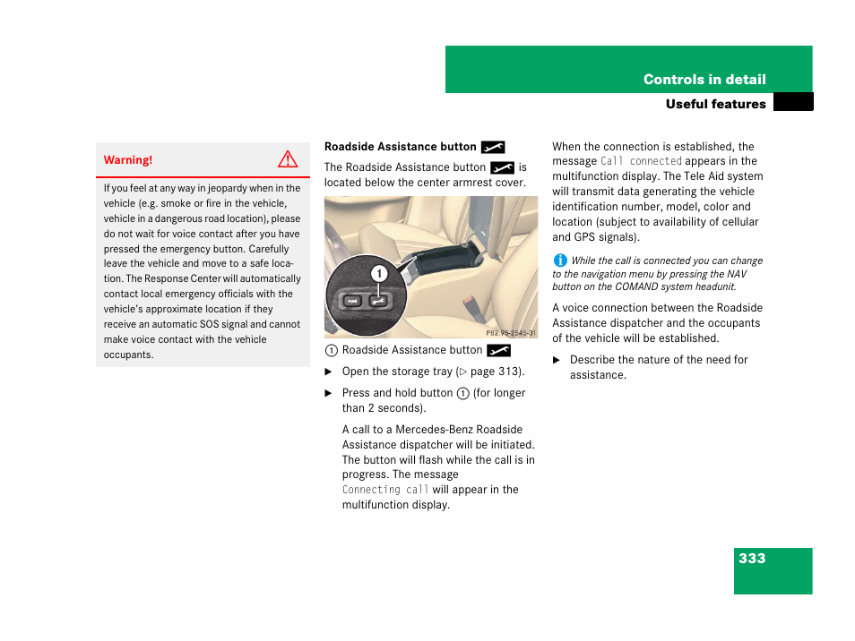Mercedes-Benz R-Class 2007 Owners Manual User Manual | Page 334 / 570