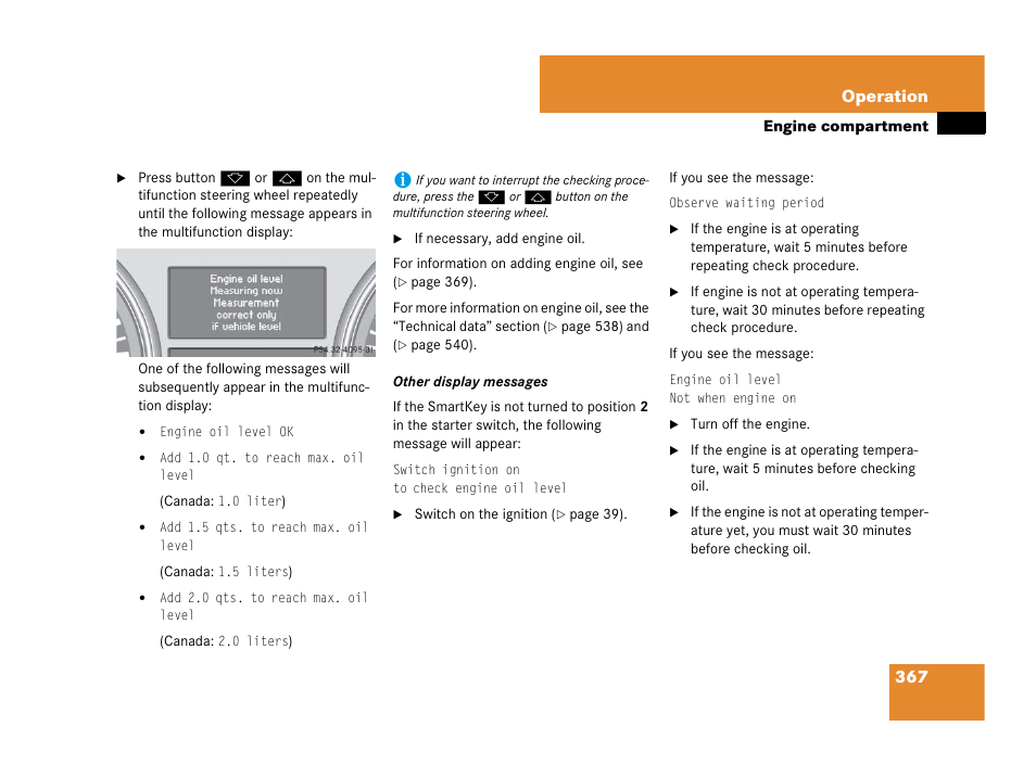 367 operation | Mercedes-Benz R-Class 2007 Owners Manual User Manual | Page 368 / 570