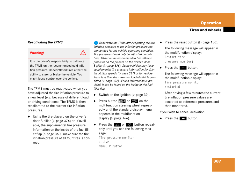 387 operation | Mercedes-Benz R-Class 2007 Owners Manual User Manual | Page 388 / 570