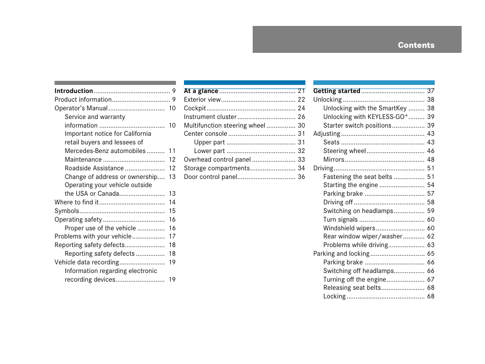 Mercedes-Benz R-Class 2007 Owners Manual User Manual | Page 4 / 570