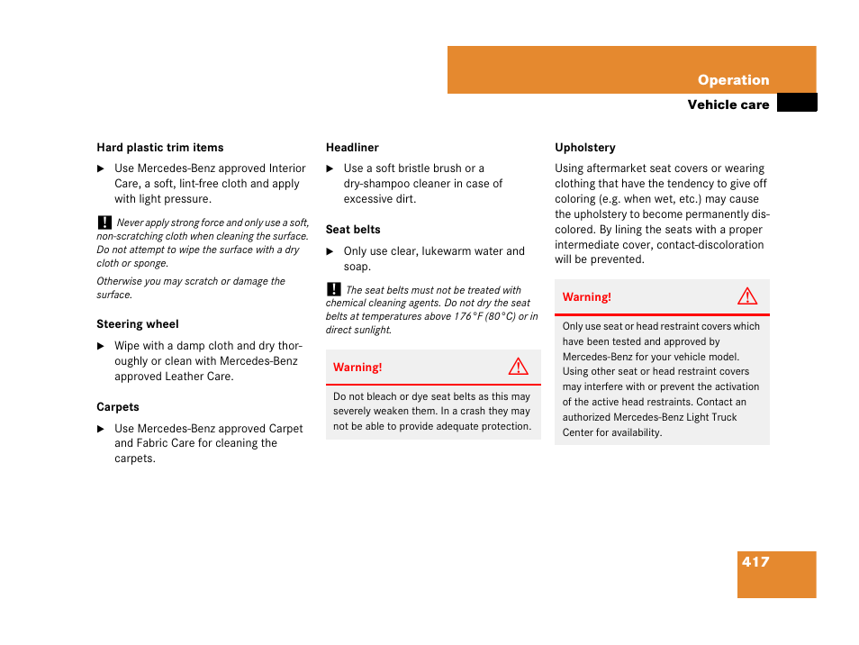 Mercedes-Benz R-Class 2007 Owners Manual User Manual | Page 418 / 570