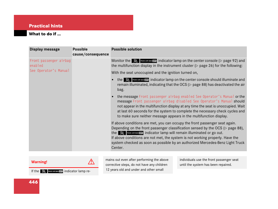 Mercedes-Benz R-Class 2007 Owners Manual User Manual | Page 447 / 570