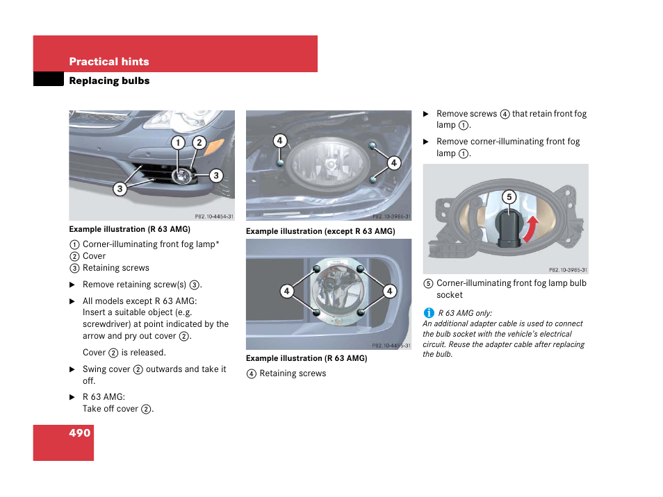 Mercedes-Benz R-Class 2007 Owners Manual User Manual | Page 491 / 570