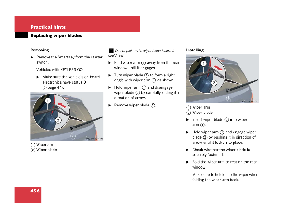 Mercedes-Benz R-Class 2007 Owners Manual User Manual | Page 497 / 570