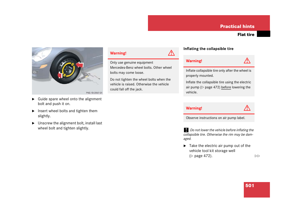 Mercedes-Benz R-Class 2007 Owners Manual User Manual | Page 502 / 570
