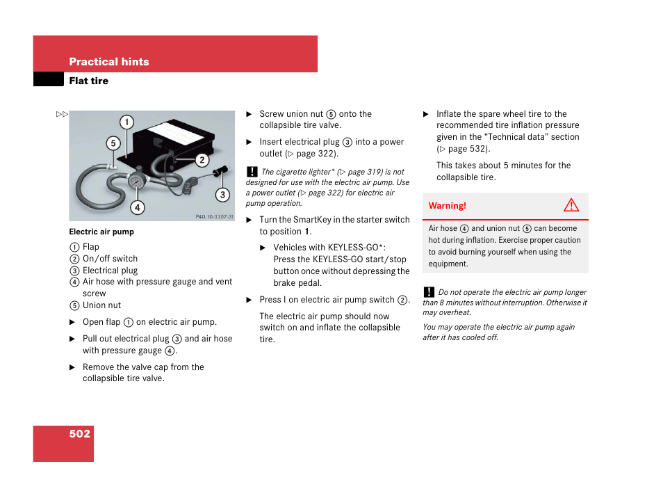 Mercedes-Benz R-Class 2007 Owners Manual User Manual | Page 503 / 570