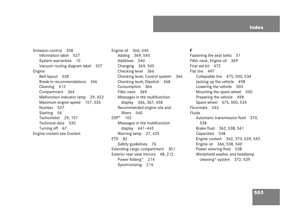 Mercedes-Benz R-Class 2007 Owners Manual User Manual | Page 554 / 570