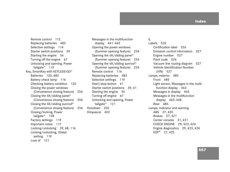 Mercedes-Benz R-Class 2007 Owners Manual User Manual | Page 558 / 570