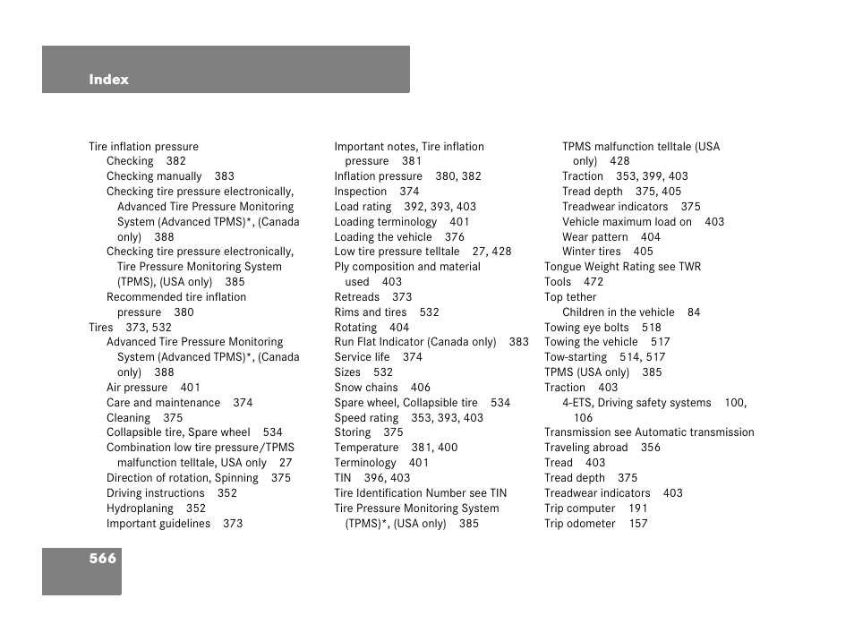 Mercedes-Benz R-Class 2007 Owners Manual User Manual | Page 567 / 570