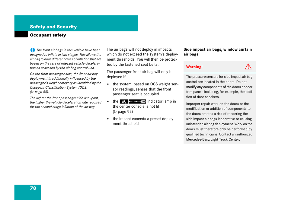 Mercedes-Benz R-Class 2007 Owners Manual User Manual | Page 79 / 570