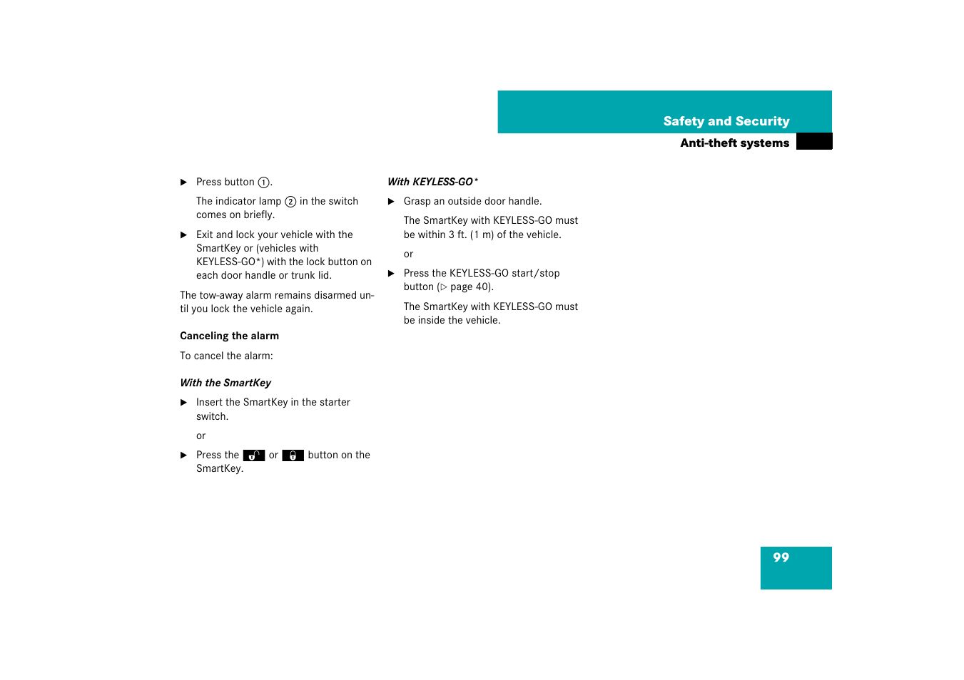 Mercedes-Benz SL-Class 2007 Owners Manual User Manual | Page 100 / 473