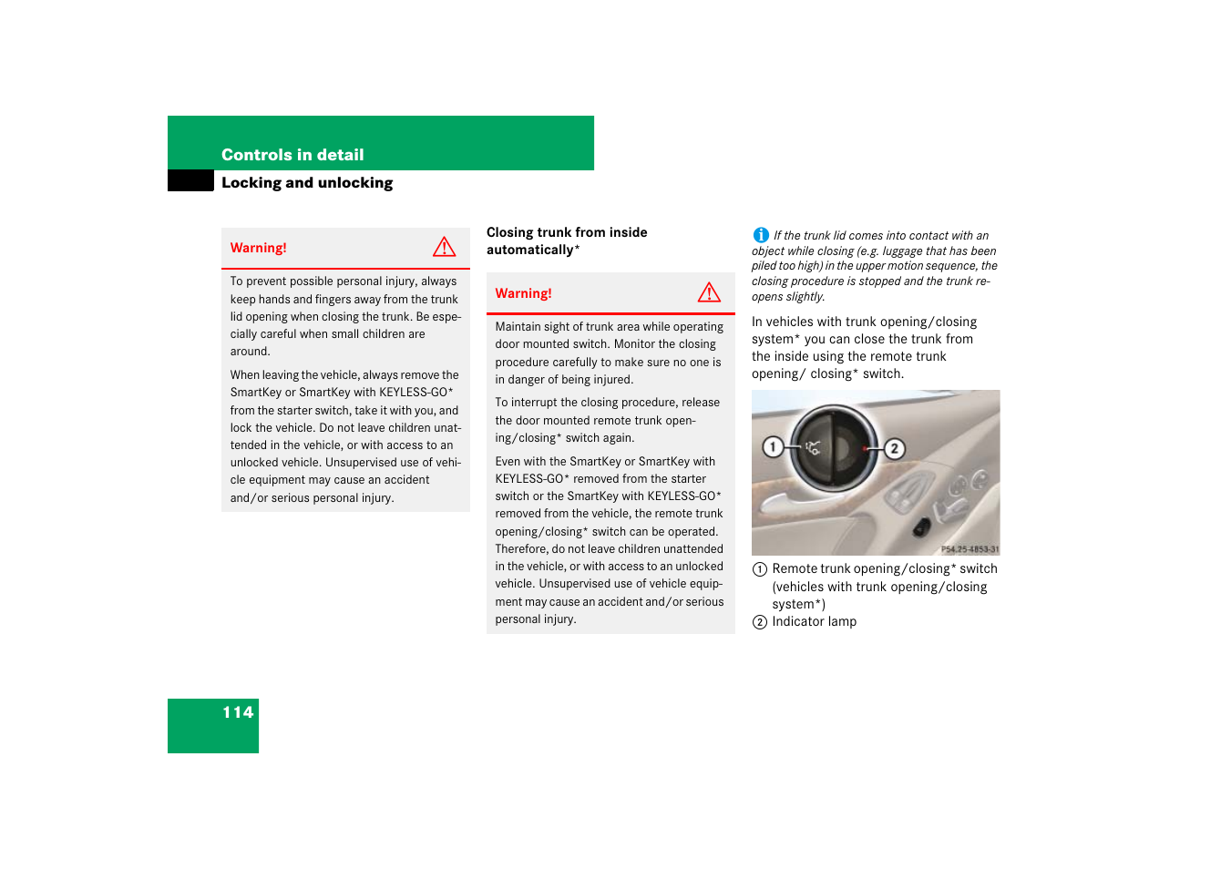 Mercedes-Benz SL-Class 2007 Owners Manual User Manual | Page 115 / 473