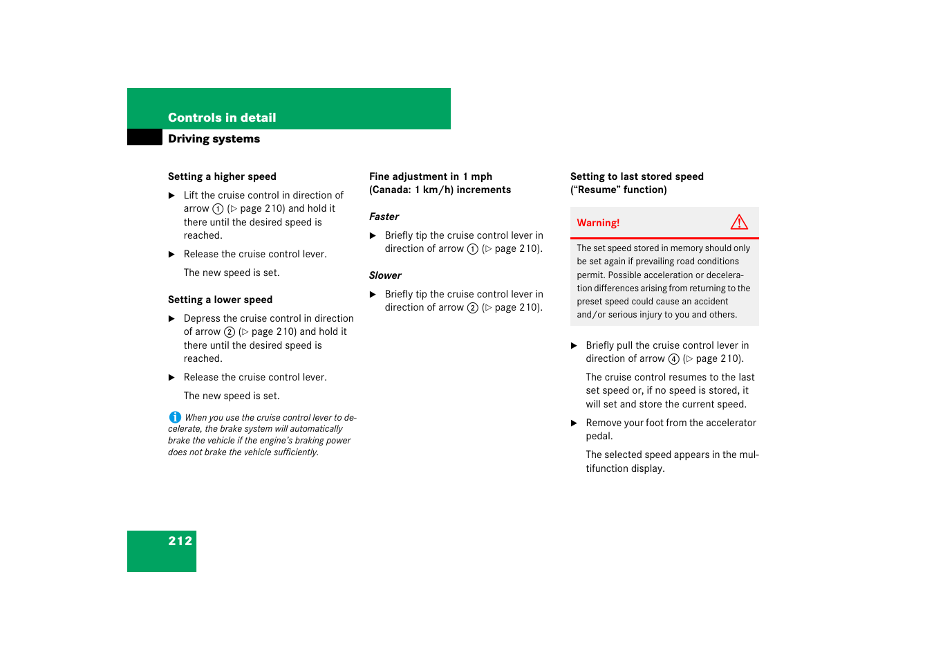 Mercedes-Benz SL-Class 2007 Owners Manual User Manual | Page 213 / 473