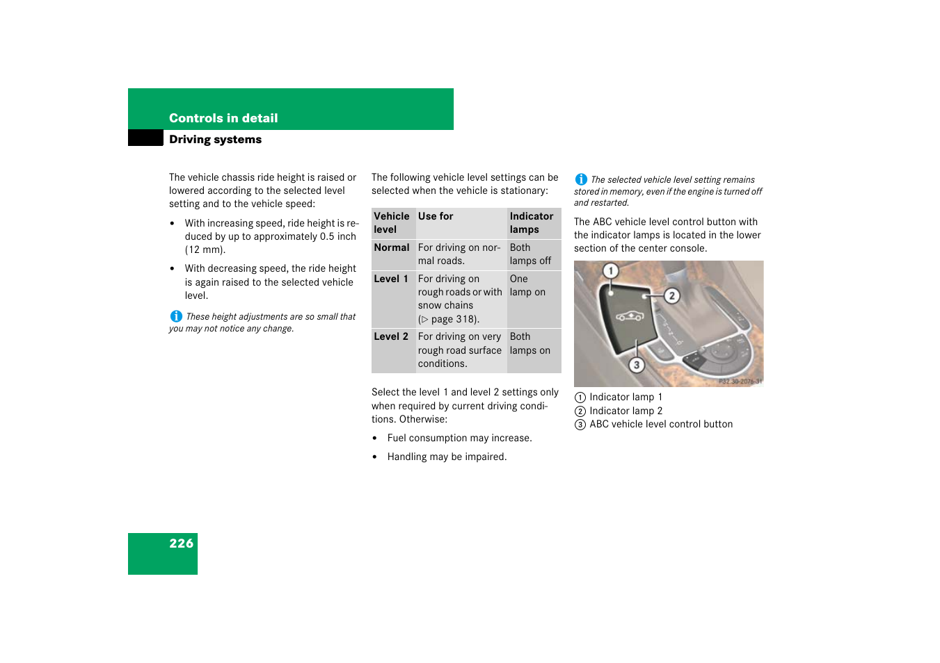 Mercedes-Benz SL-Class 2007 Owners Manual User Manual | Page 227 / 473