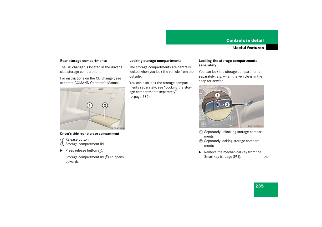Mercedes-Benz SL-Class 2007 Owners Manual User Manual | Page 236 / 473