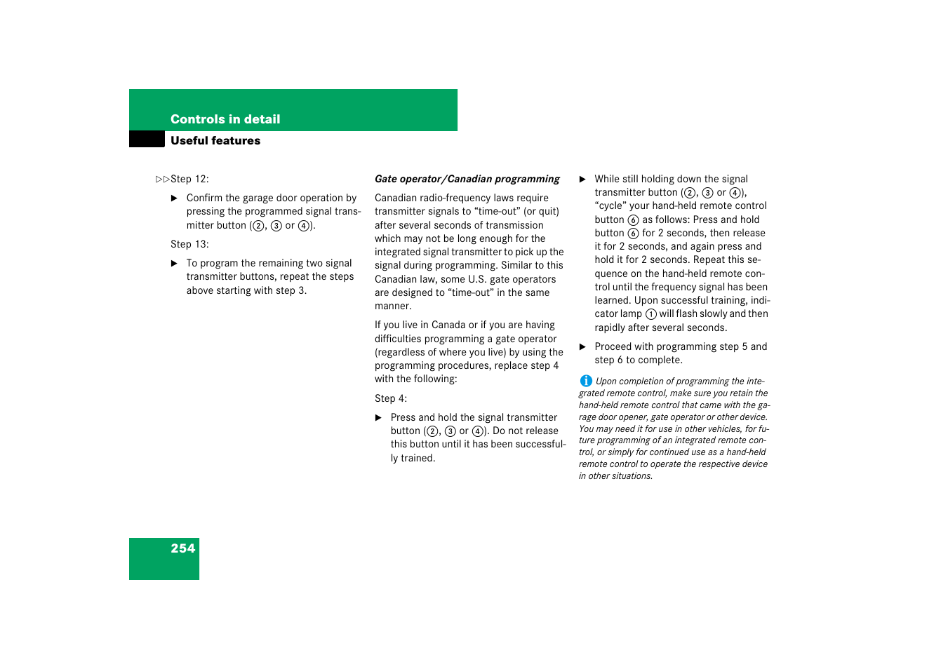 Mercedes-Benz SL-Class 2007 Owners Manual User Manual | Page 255 / 473
