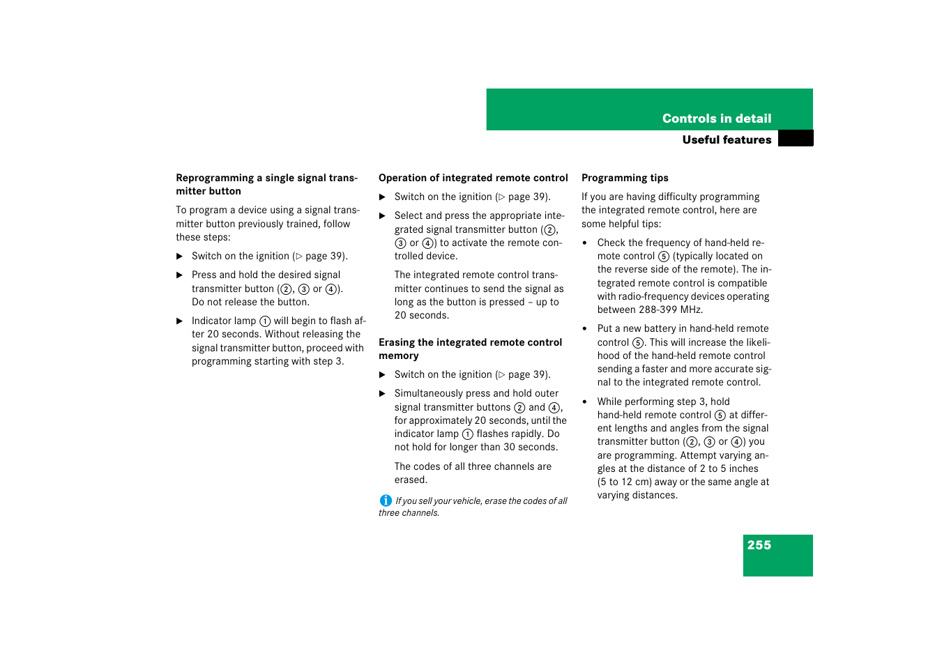 Mercedes-Benz SL-Class 2007 Owners Manual User Manual | Page 256 / 473