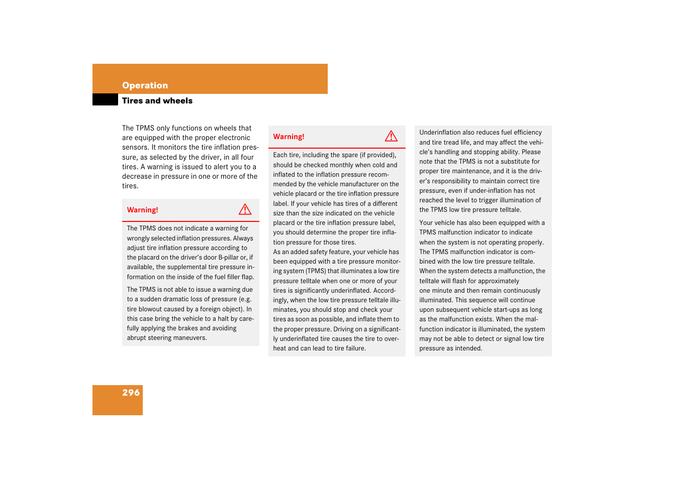 Mercedes-Benz SL-Class 2007 Owners Manual User Manual | Page 297 / 473