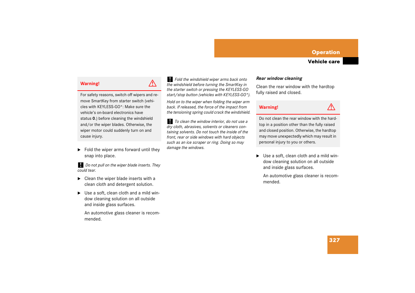 Mercedes-Benz SL-Class 2007 Owners Manual User Manual | Page 328 / 473