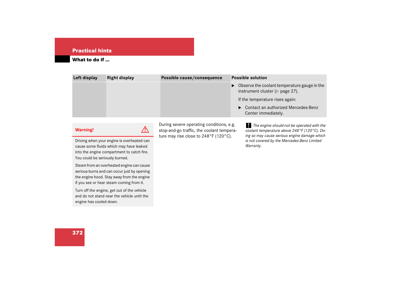 Mercedes-Benz SL-Class 2007 Owners Manual User Manual | Page 373 / 473