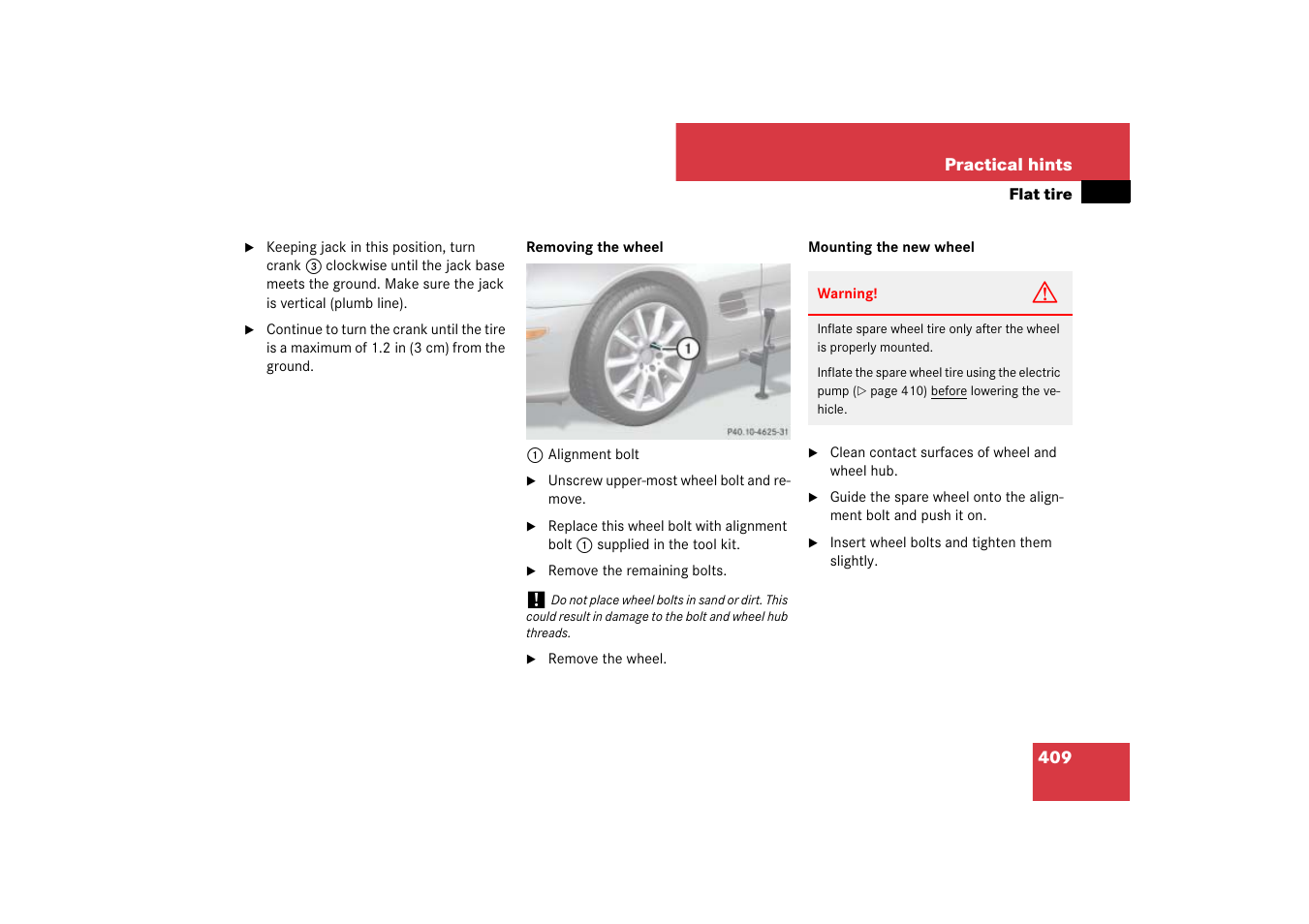 Mercedes-Benz SL-Class 2007 Owners Manual User Manual | Page 410 / 473