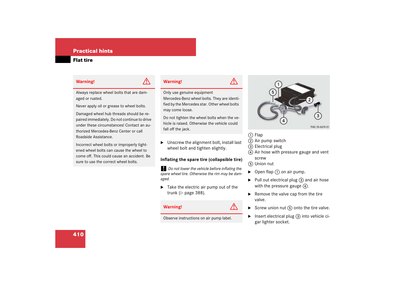 Mercedes-Benz SL-Class 2007 Owners Manual User Manual | Page 411 / 473