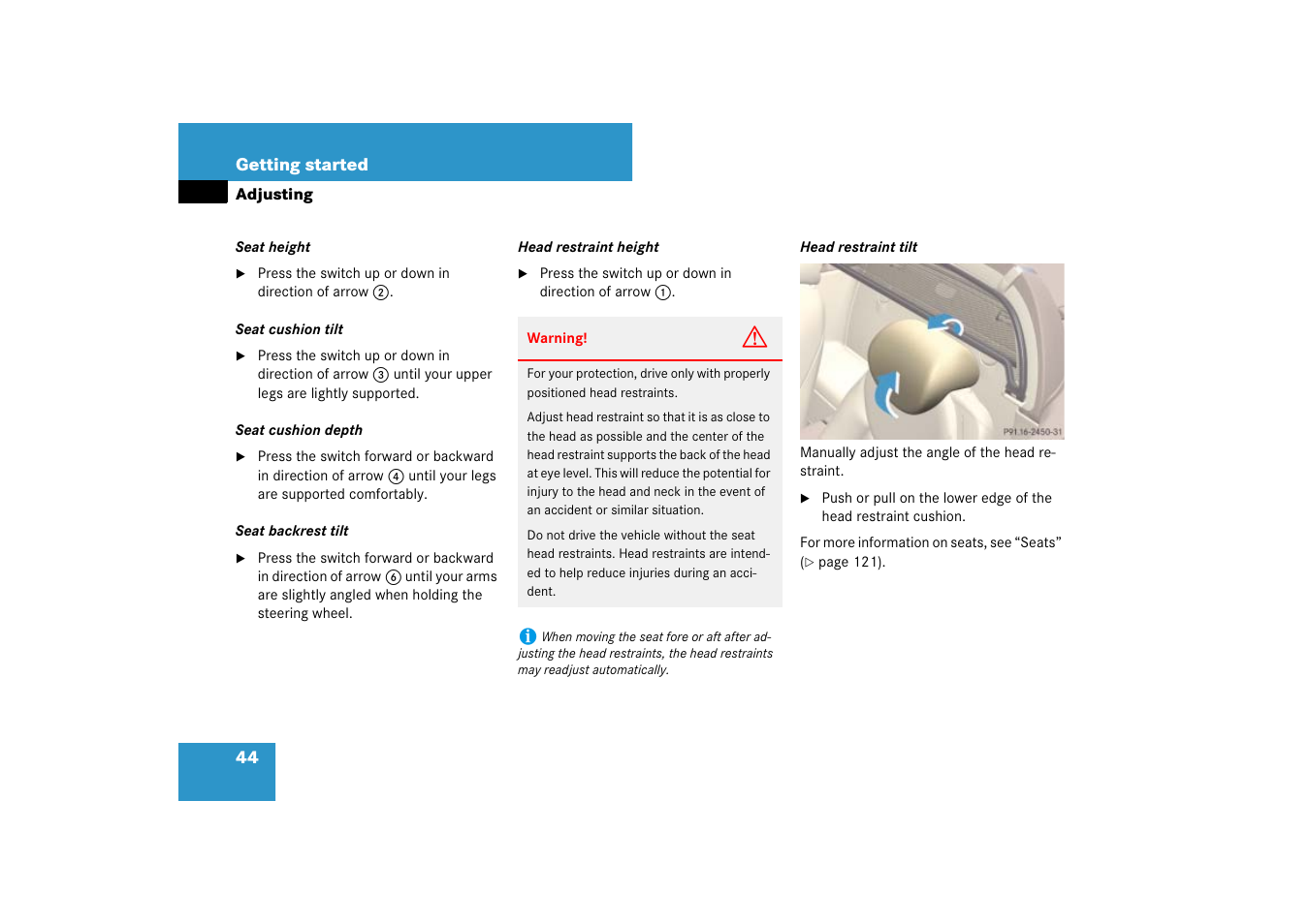 Mercedes-Benz SL-Class 2007 Owners Manual User Manual | Page 45 / 473