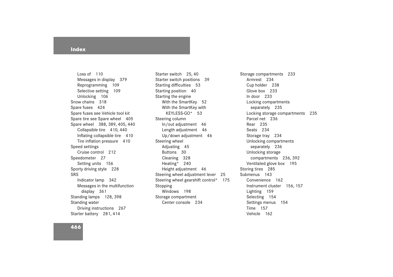 Mercedes-Benz SL-Class 2007 Owners Manual User Manual | Page 467 / 473