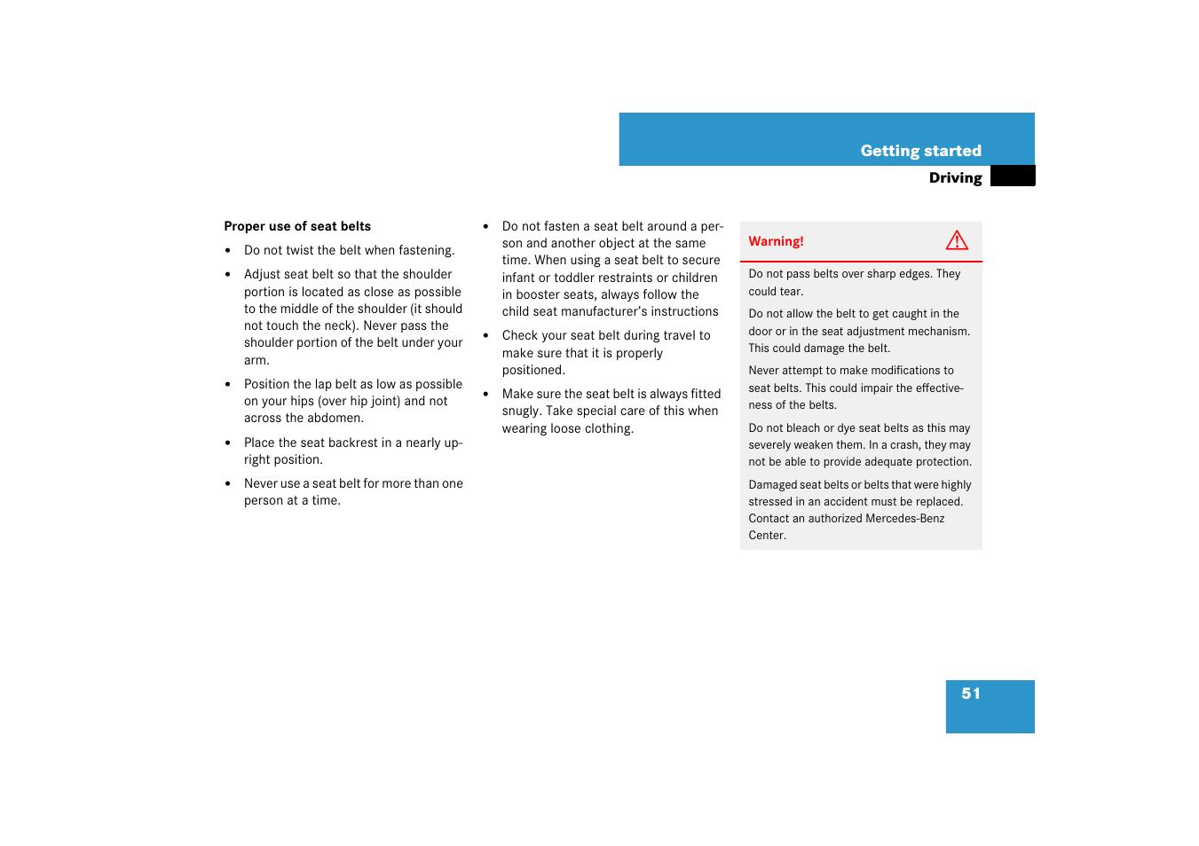 Mercedes-Benz SL-Class 2007 Owners Manual User Manual | Page 52 / 473