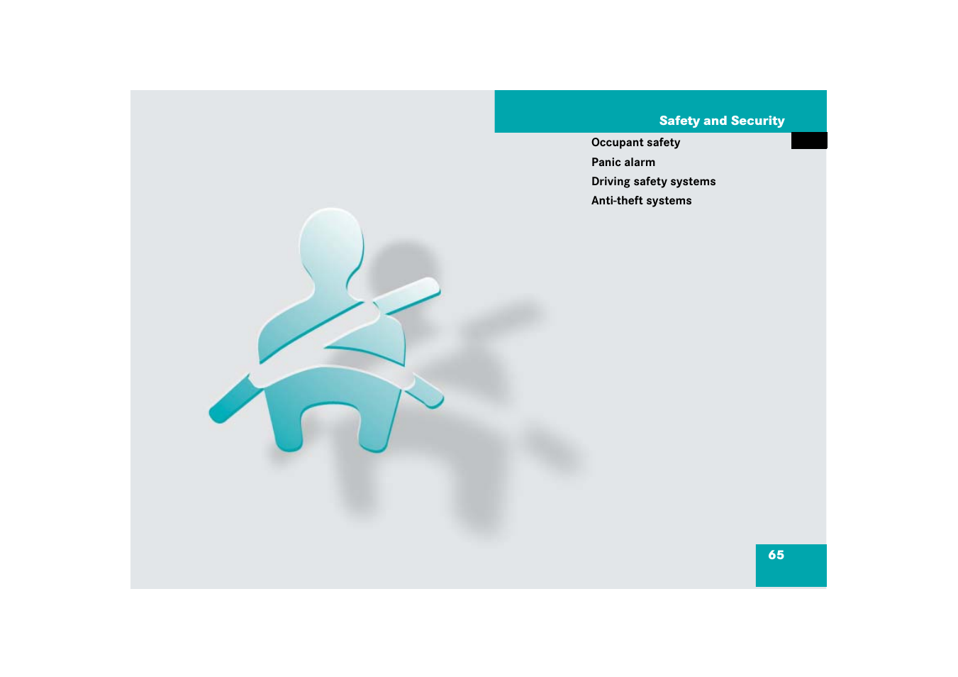 Safety and security | Mercedes-Benz SL-Class 2007 Owners Manual User Manual | Page 66 / 473