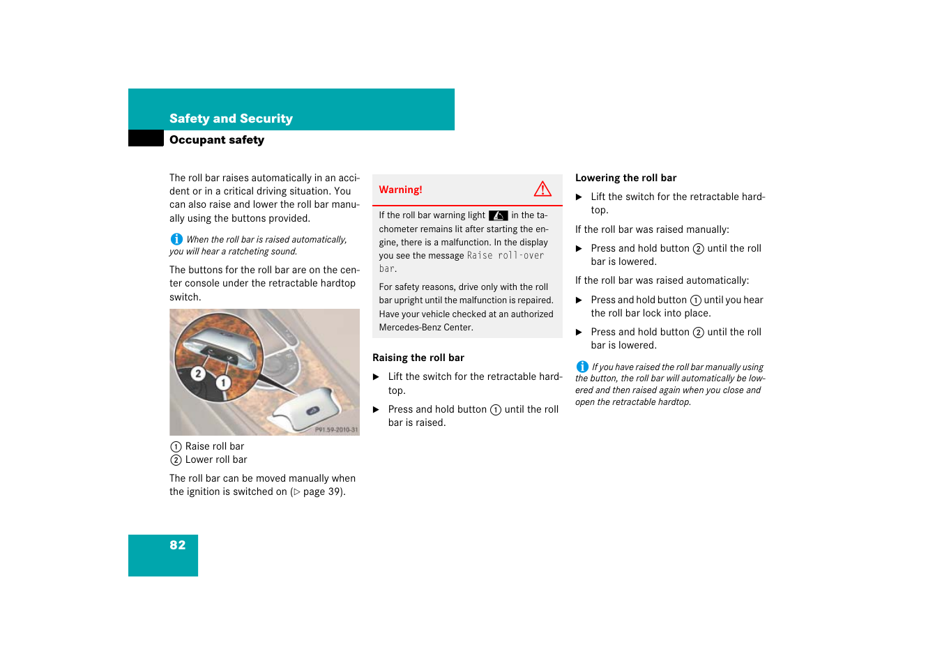 Mercedes-Benz SL-Class 2007 Owners Manual User Manual | Page 83 / 473