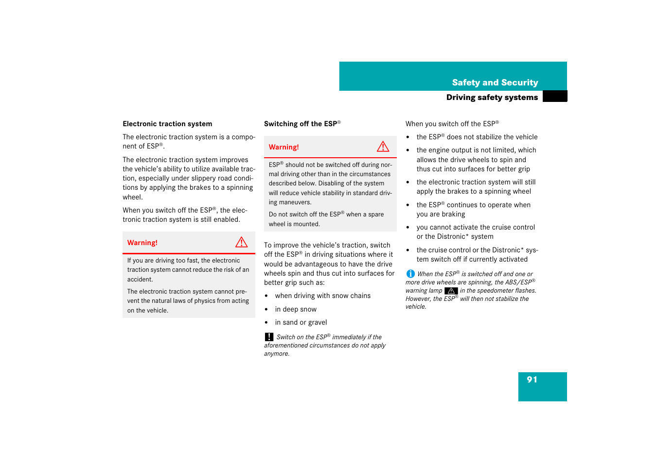 Mercedes-Benz SL-Class 2007 Owners Manual User Manual | Page 92 / 473